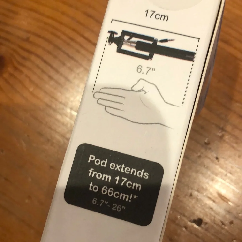 Pocket Click Stick. The Ultimate Selfie Tool.